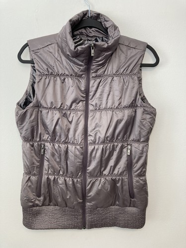 columbia women's white out puffer omni heat full zip insulated vest