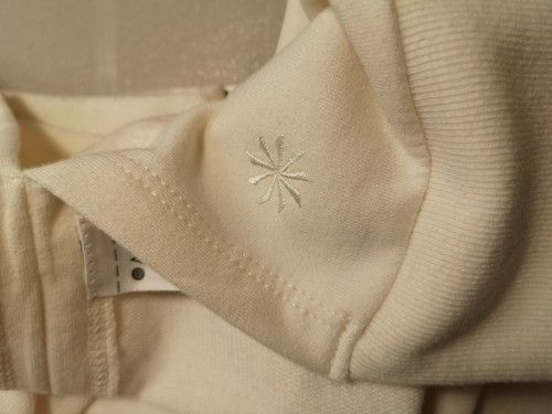 ATHLETA Retroterry V Neck Sweatshirt Size Medium Cream Sleeveless Gym Workout M - Picture 14 of 17