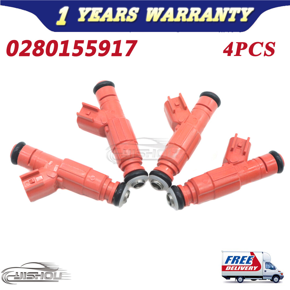 4PCS Fuel Injectors 0280155917 Compatible with 2000-2004 Ford Excursion Crown Victoria