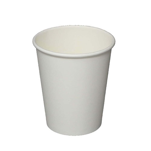 NYHI 200 Pack 8 Oz White Paper Disposable Coffee Cups Hot Cold Beverage Drinking Cup For Water Juice Espresso Tea Ideal For Water Coolers Party