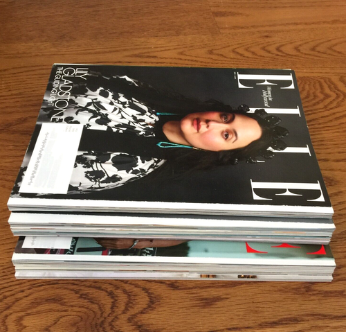 ELLE MAGAZINE 2024 10 ISSUES LISA KYLIE DUA LIPA TYLA FASHION STYLE CELEBRITY - Picture 21 of 24