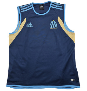 Adidas Vintage Navy Soccer Training Vest Climalite Outdoor[1]
