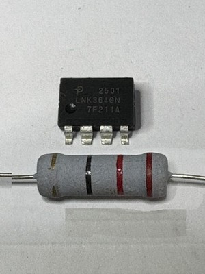 LNK364GN +1 Widerstand 22Ω 3 Watt - Reparatursatz für AEG, Whirlpool, Bauknecht.