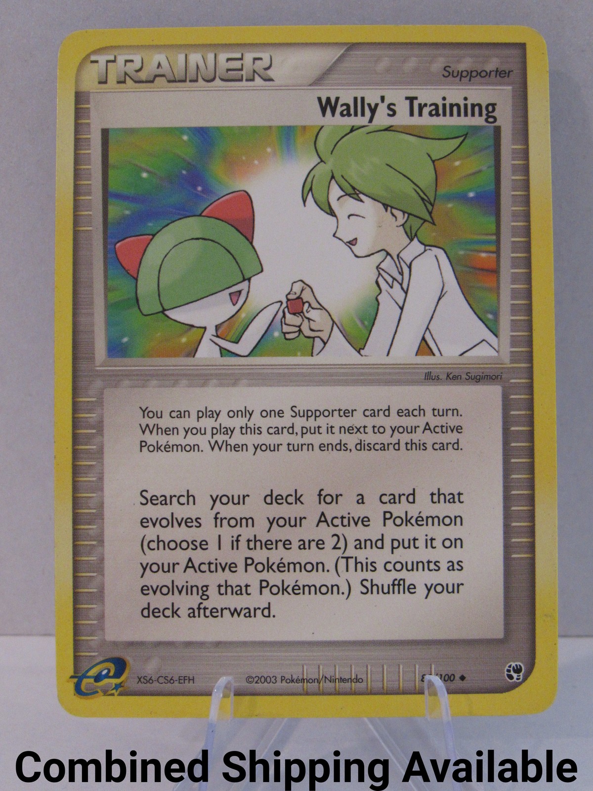 Wally's Training 89/100 Sandstorm NM English 15459