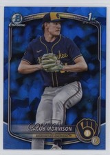 2025 Bowman Chrome Draft Sapphire Jacob Morrison #BDC-42 12l9
