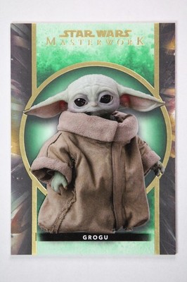 2022 Topps Star Wars Masterwork - GROGU - Green Parallel /99