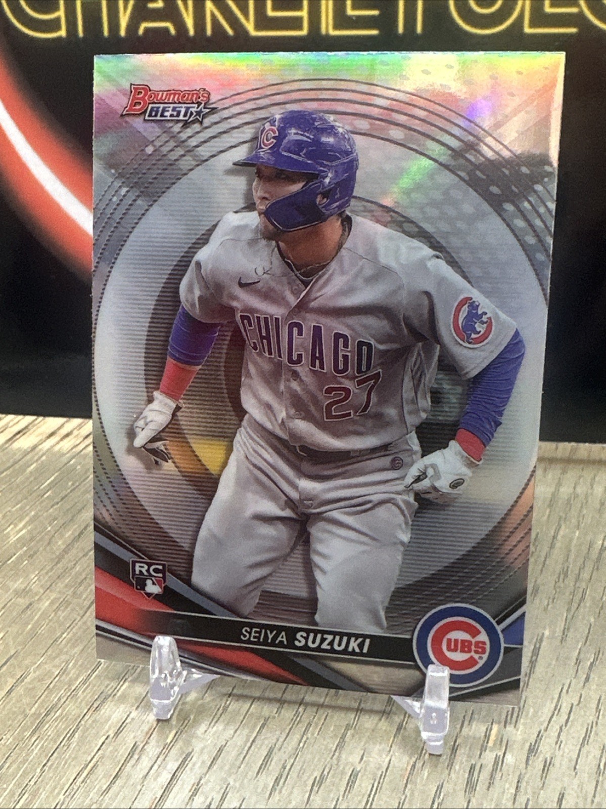 2022 Bowman's Best - Seiya Suzuki #41 Refractor (RC)