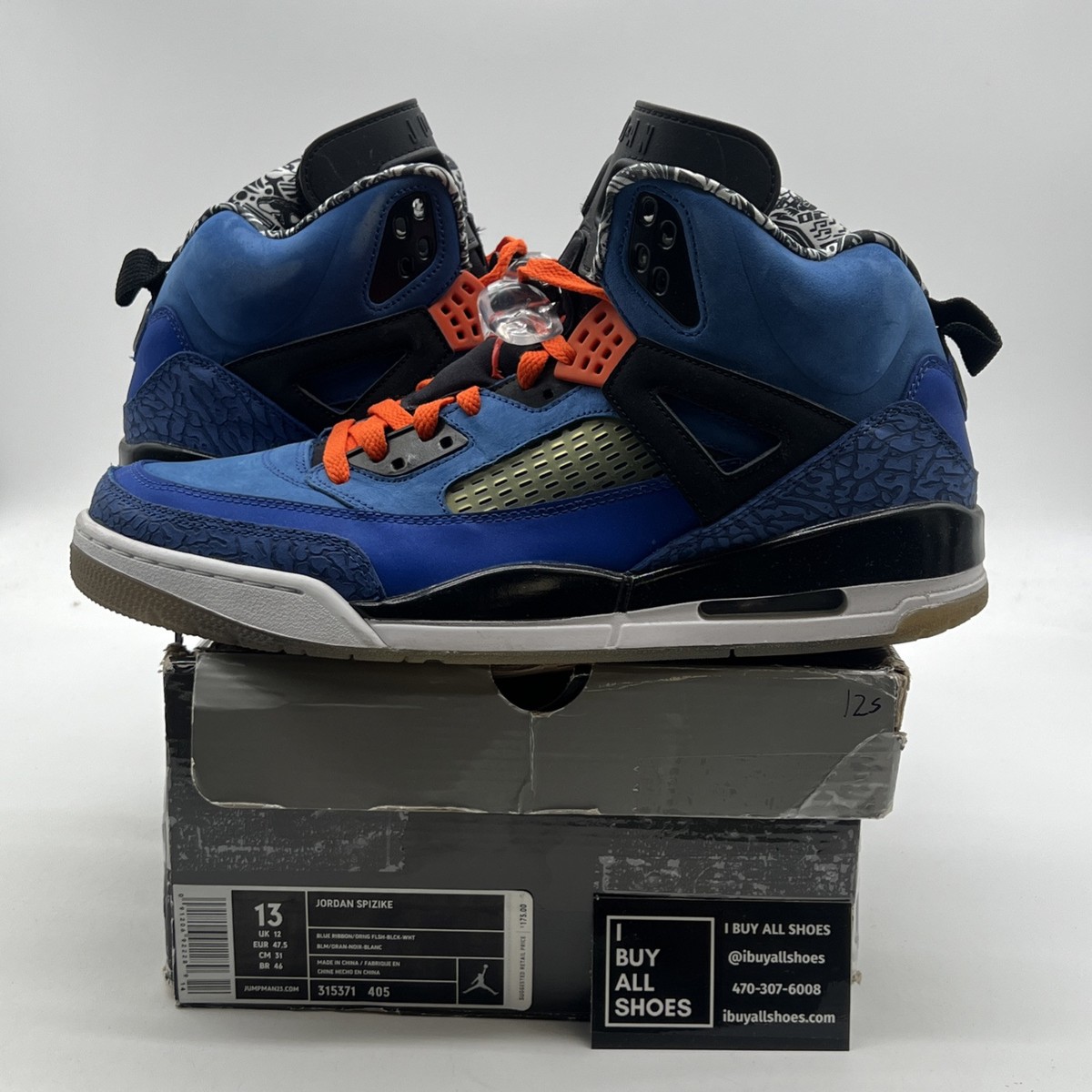 Size 13 Jordan Spizike New York Knicks (315371-405)