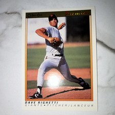 O-Pee-Chee 1991 Premier Dave Righetti #99 San Francisco Giants Baseball Card