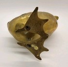 Mid-Century Brass Duck~ 1950's Solid Brass 7.5"T Sculpture Duck — photo 8