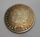 1878-CC Morgan Silver Dollar XF details 90% Silver Beautifully Toned