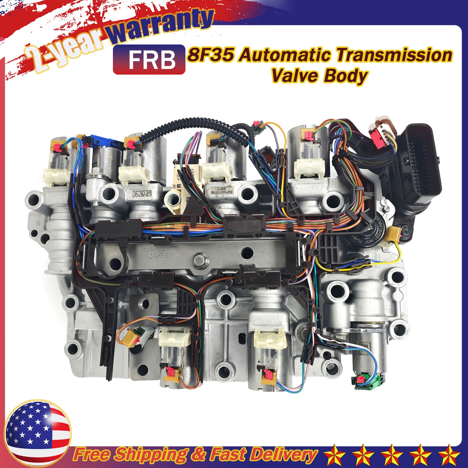 8F35 8-Speed Automatic Transmission Valve Body with Solenoids For Ford Edge USA