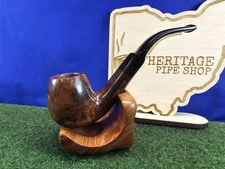 Irish Seconds By Peterson Smooth Bent Billiard Restored Briar Estate Pipe