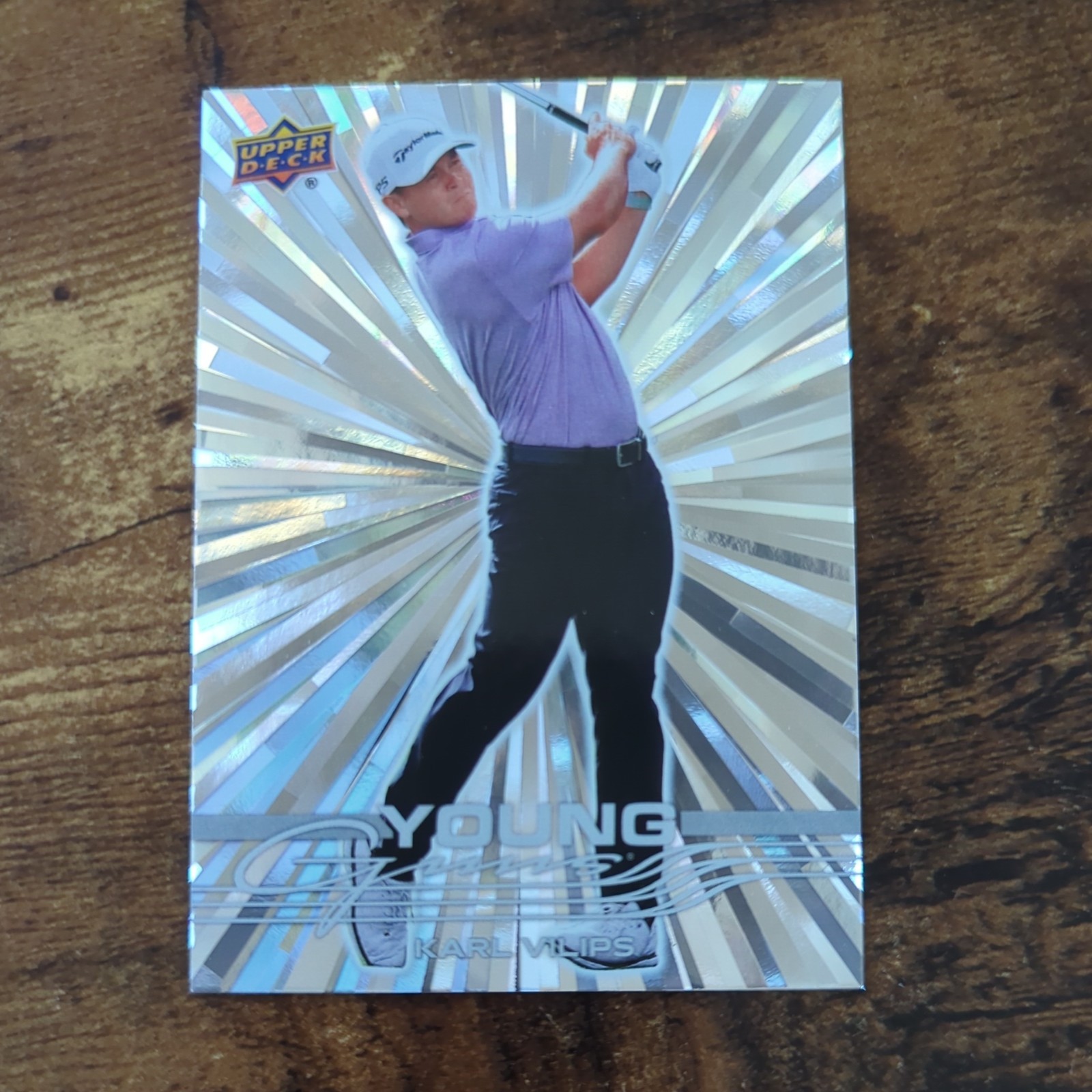 2026 UPPER DECK GOLF KARL VILIPS YOUNG GUNS OUTBURST PARALLEL#108