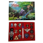 CHIBI LINK ZELDA ICONS The Legend of Zelda 11 Pcs. Key Chain Set (Anime)