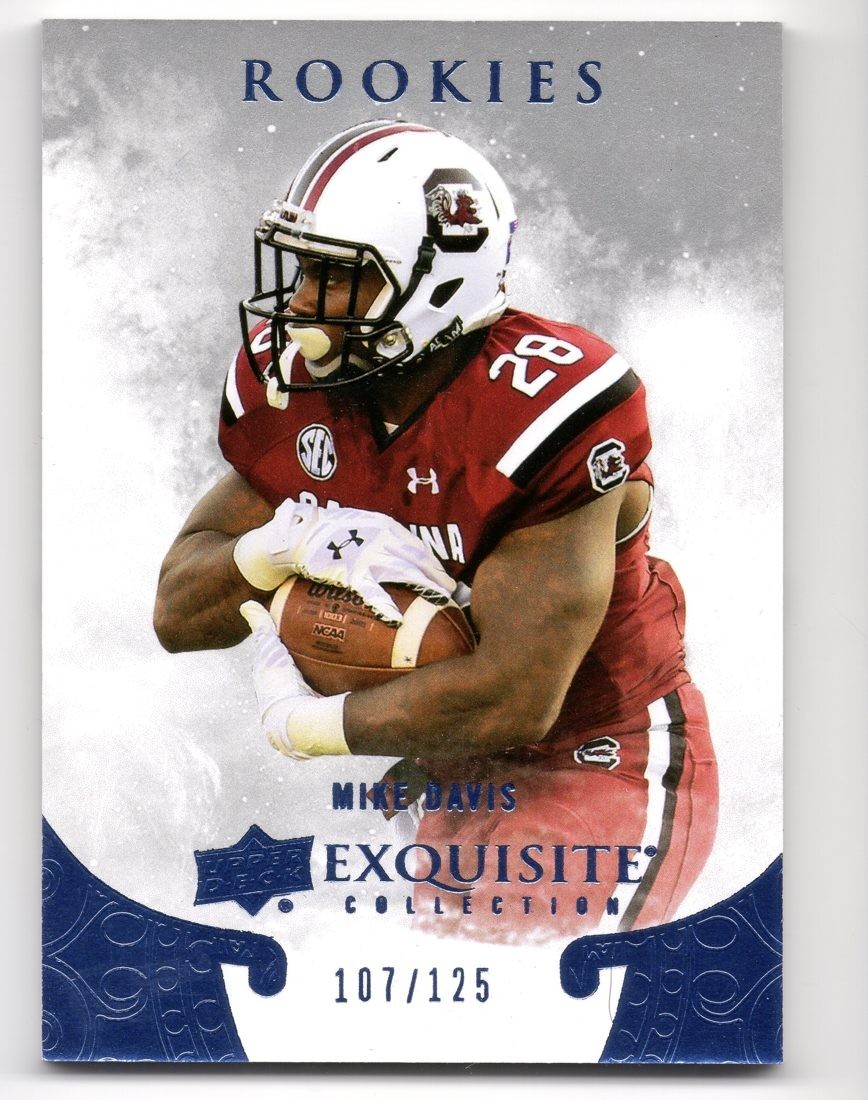 2014 Exquisite Collection Rookies ER-MD Mike Davis South Carolina 107/125