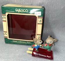 1989 ENESCO TREASURY OF CHRISTMAS ORNAMENT ~MERRY CHRISTMAS POPS~ M. GILMORE