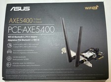 Adaptador Asus PCE-AXE5400 AXE5400 Wi-Fi 6E Tri-Band PCI Express Bluetooth 5.2 Nuevo