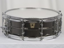 Ludwig LB416T 5X14 Brass Shell Black Beauty Snare Drum