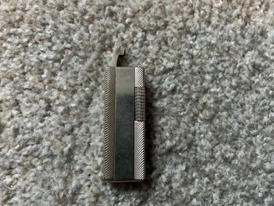 Vintage Silver Lighter Dunhill Rollagas? Name Etched in Side Collectible Untest