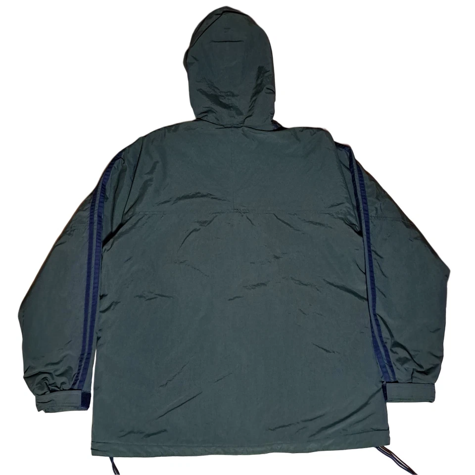 Chaqueta Abercrombie & Fitch Y2K Verde Azul Rayas Años 90 De Colección Para Hombre’s S Rara Foto 2 de 4