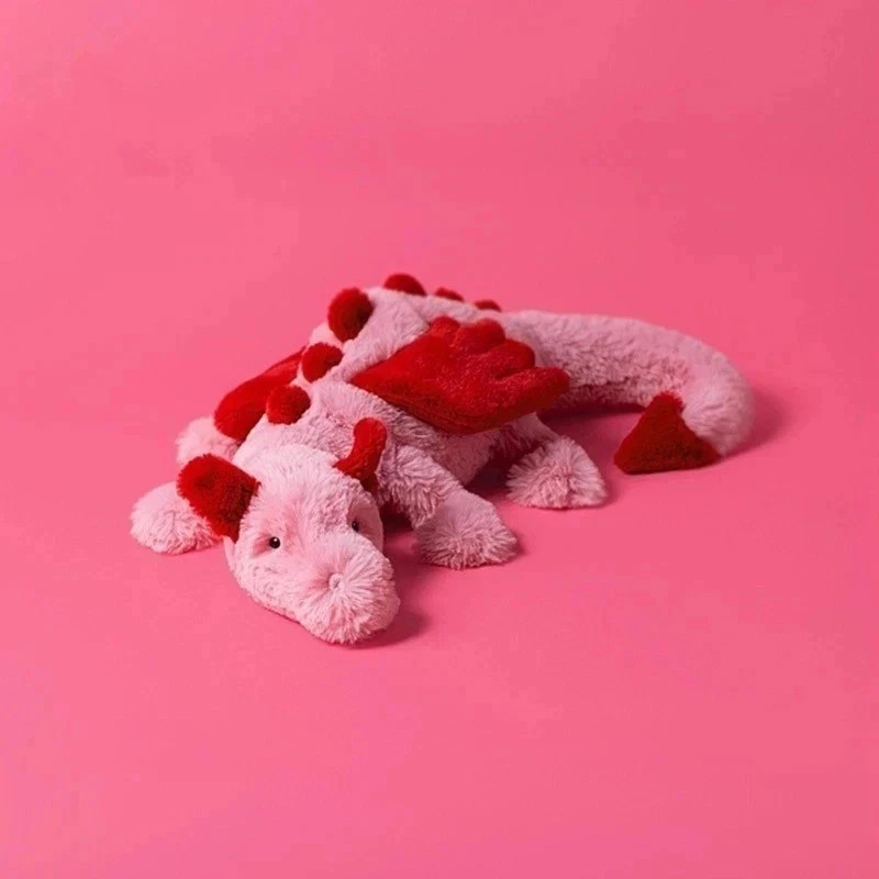 Jellycat Heart Dragon Valentine Limited Edition New with Dust bag