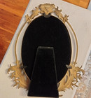 Silvestri Ornate Oval Brass color Metal Photo Frame 5"x 7"  Rococo Style — photo 2