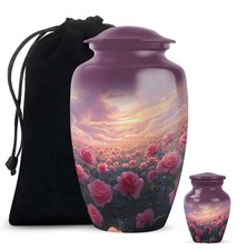 Rose Cremation Urn Ash 10Inch  3Inch Memorial Gift for Male  Female