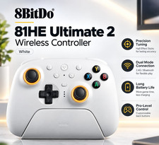 8BitDo 81HE Ultimate 2 Wireless Controller Wh...