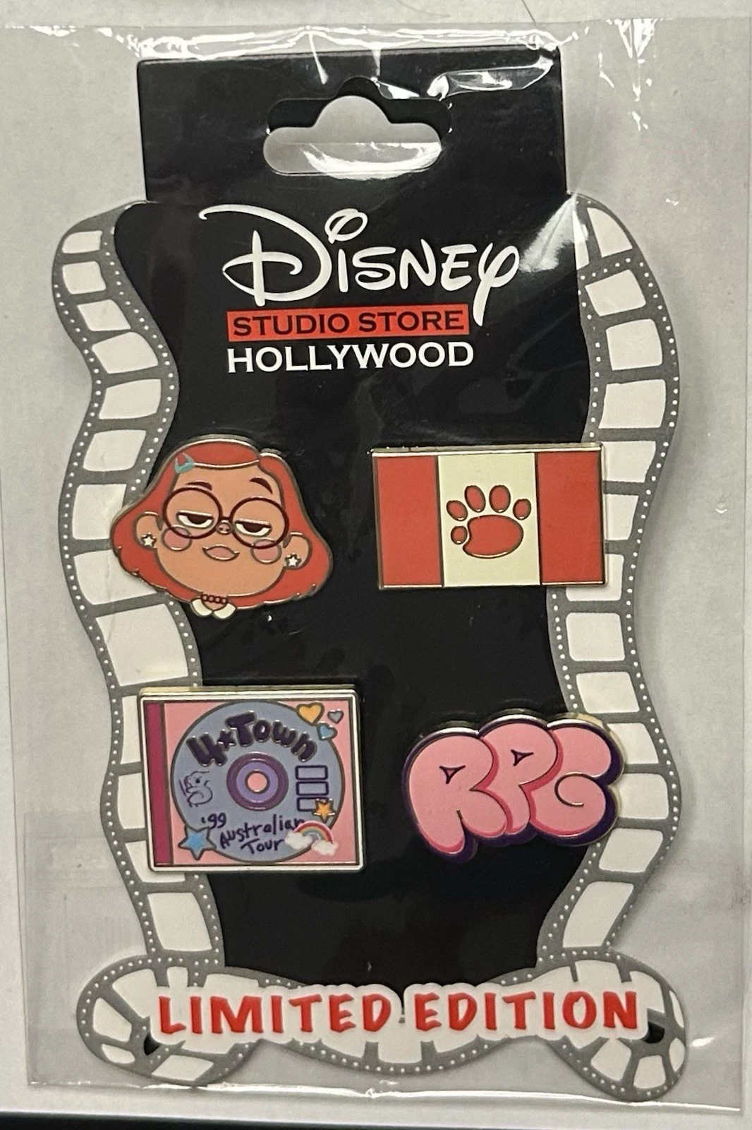 Disney DSSH - Mei - Panda Flag - RPG - 4 Town CD - Turning Red 4 Pin Set