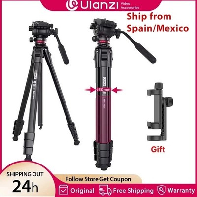 Ulanzi OMBRA 1.6M Video Tripod: 360° Panoramic, Drag Sprinkle UAE, Charge