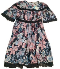 Ella Moon Boho Floral Dress Women’s Size Small Short Sleeve Casual Summer