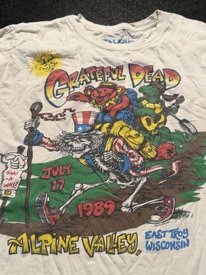 Liquid Blue Grateful Dead Alpine Valley T Shirt Mens Large Graphic 2018