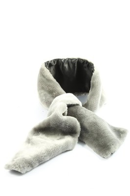 CODELLO Fransenschal Damen Schal hellgrau Casual-Look