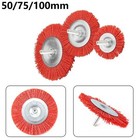 Versatile Wire Wheel Brush for Metal and Wood Cleaning 50/70/100mm Diameter