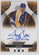 2024-25 Upper Deck Engrained Icons Auto Jim Fox #CA-JF Auto o9i