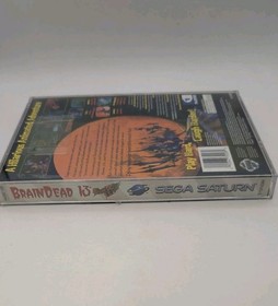 FACTORY SEALED BrainDead 13 (Sega Saturn, 1996) NEW W/ SMALL TEAR