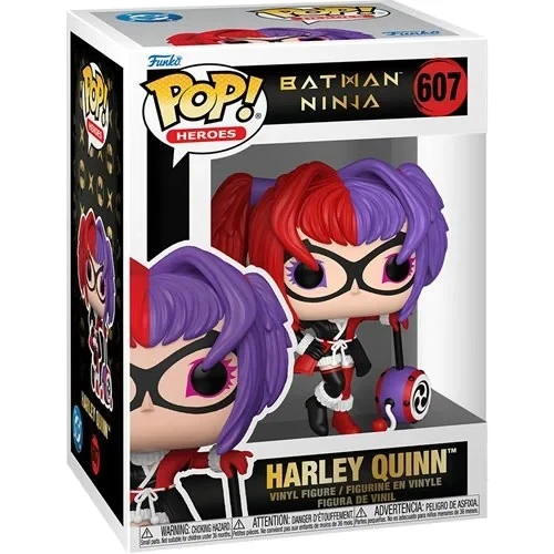 Funko POP! Batman Ninja Harley Quinn Heroes Figure 607 + Protector