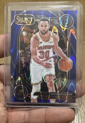 2024-25 Panini Select - Courtside Stephen Curry #209 Blue Tectonic Prizm /99