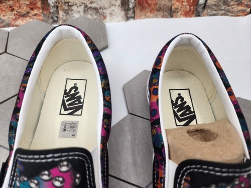 Vans Classic Slip On Trippy Skulls Drip Black Gr. US 11 Herren Neu Psychedelic - Bild 3 von 9