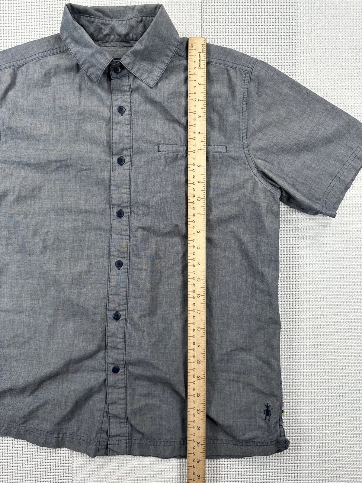 smartwool summit county chambray short sleeve shirt