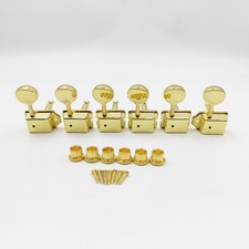 Vintage Guitar Tuning Pegs Guitar Tuners Machine Heads Black for Strat/Tele Gold