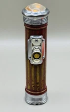 Vintage 1920s Eveready Flashlight Case No. 2602 5 1/2" Working Flashlight