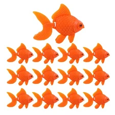  13 Pcs Fake Fish Aquarium Artificial Goldfish Decorations Plastic Pet Supplies