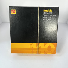 Set Of 5 Vintage Kodak Carousel Transvue 140 Slide Trays