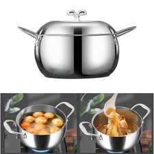 Edelstahl Tiefer Topf für Gemüsesuppentöpfe