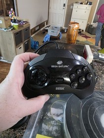 Sega Saturn MK-80000A Black Console with Cables Tested and Working.