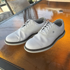 FootJoy Men s Traditions Golf Shoes White Leather Size 11