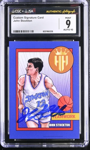 2021 IT John Stockton CGC 9 Auto 10
