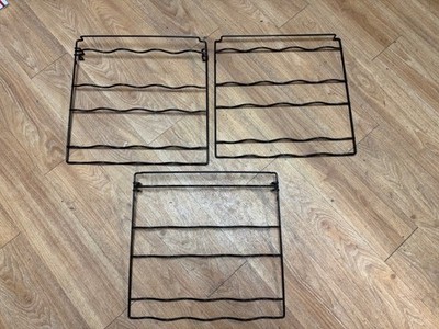 Vissani Magic Chef Beverage Center Coated Wire Rack Shelf Set of 3
